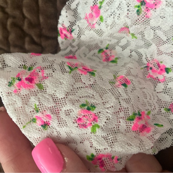 PINK Victoria's Secret Other - Girly PINK  Victoria's Secret Lace Panties XL